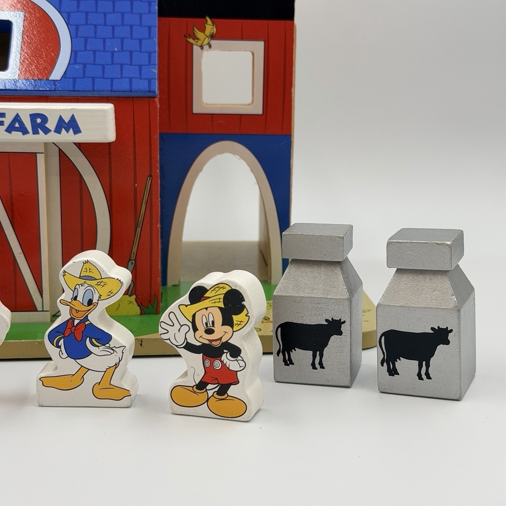 Melissa & Doug Disney Mickey Mouse Clubhouse On The Farm Wooden Barn Playset - Picture 3 of 10